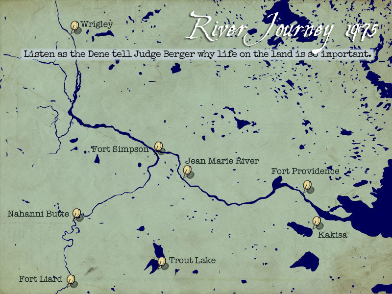 River Journey 1975 Map