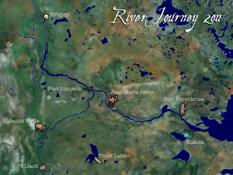 River Journey 2011 Map