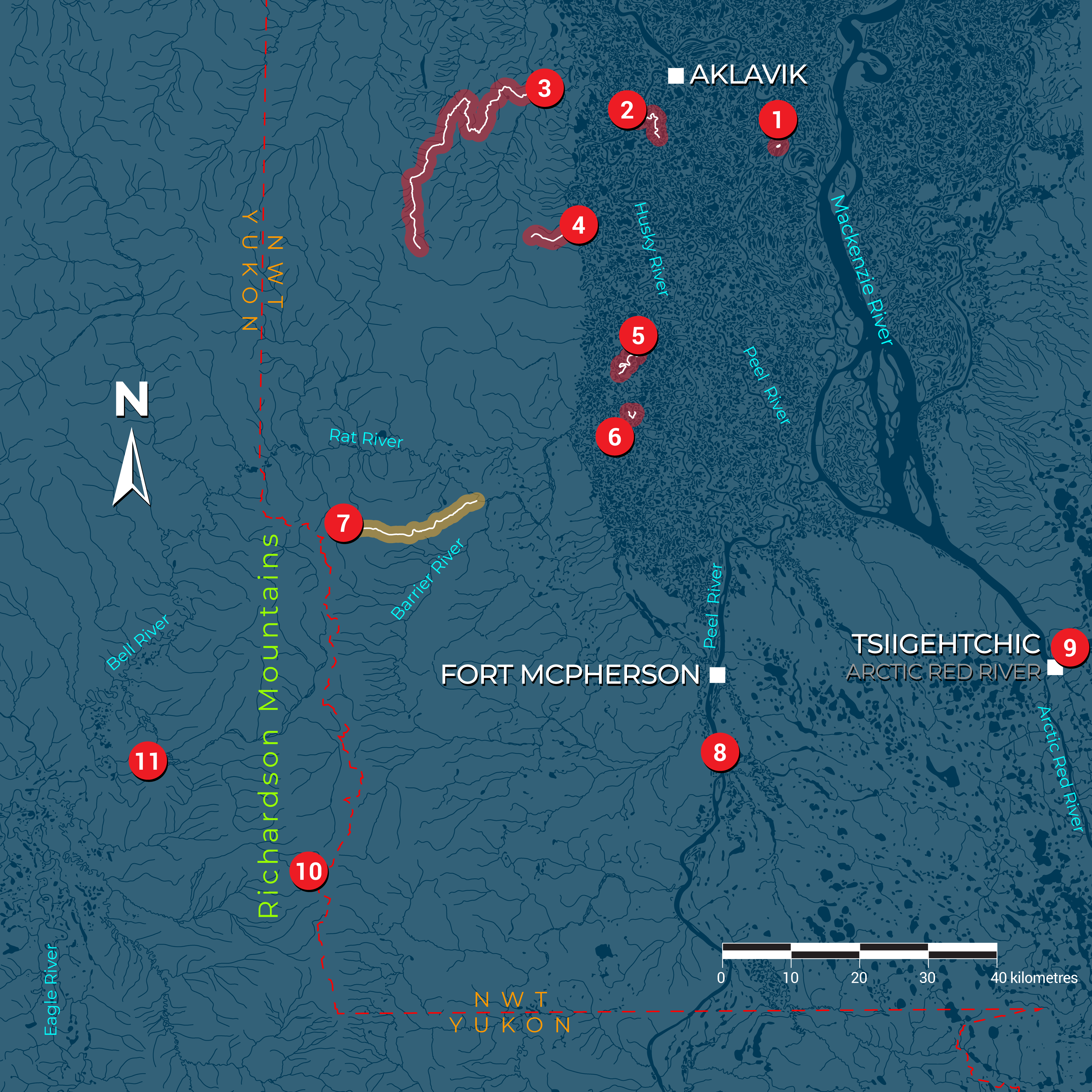 Place Names Map